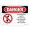 Signmission OSHA Danger Sign, 7" Height, Rigid Plastic, Non-Potable Water Do Not Use For Drinking, Landscape OS-DS-P-710-L-1502 - alternate 1